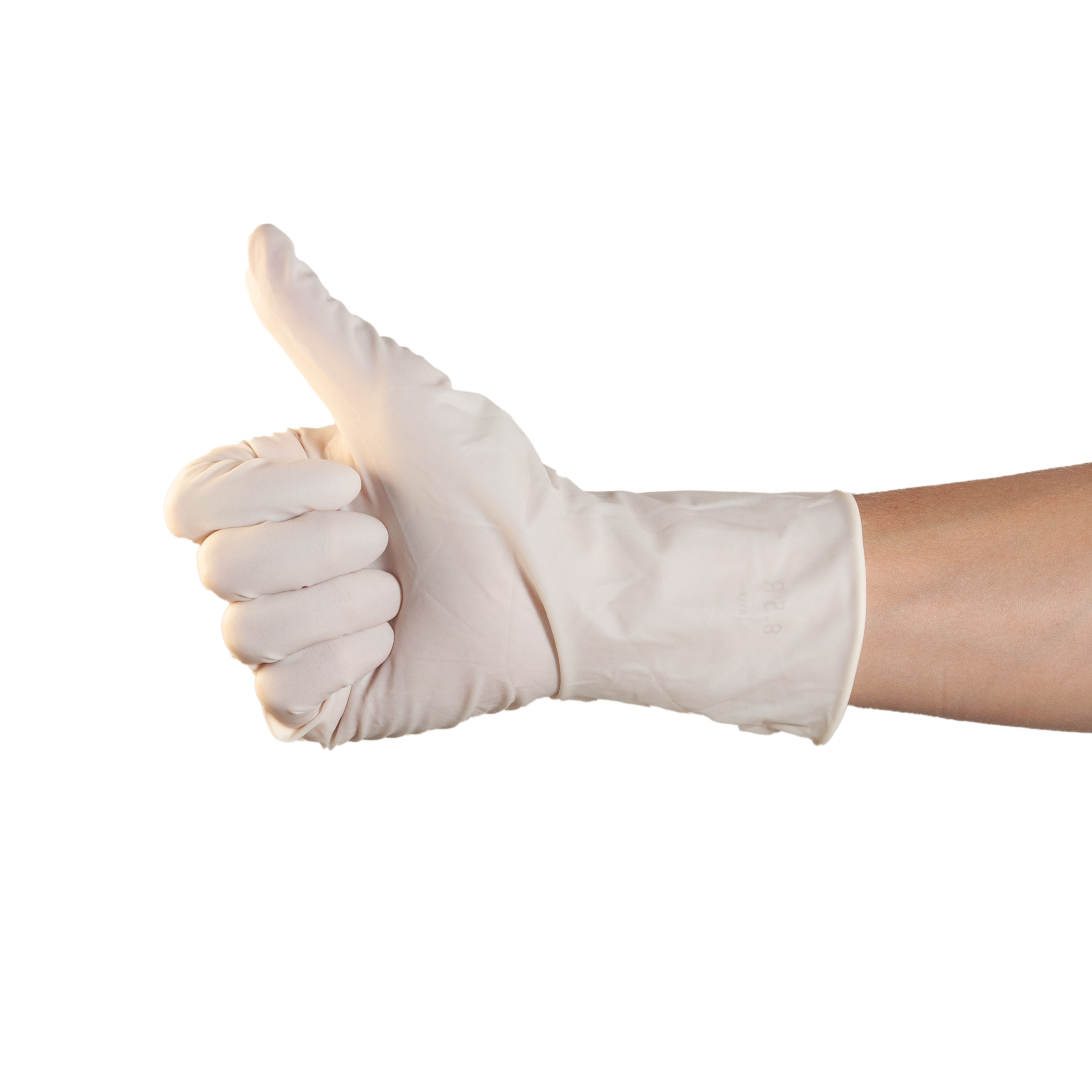 Guantes para cirugías sin polvo LATEX SENSITIVE- PAR 